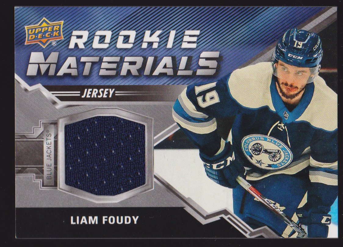 (image for) 2020-21 Upper Deck Rookie Materials #RMLF Liam Foudy